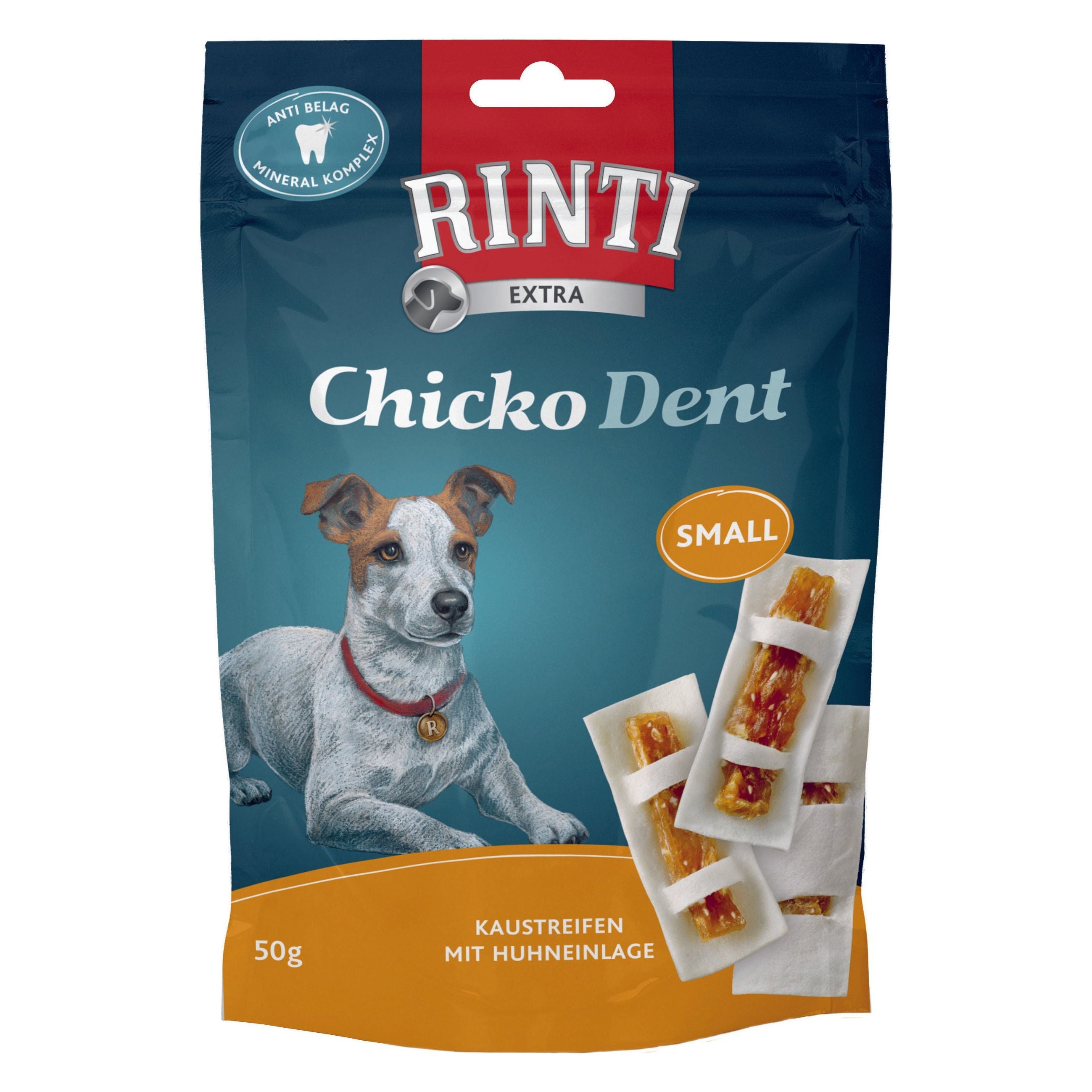 Rinti Extra Chicko Dent Kaustreifen Huhn